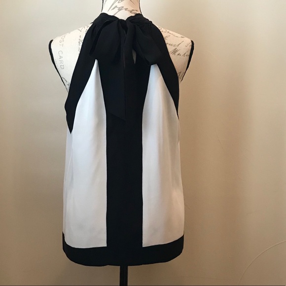 BCBGMAXAZRIA colorblock halter top - Picture 5 of 8